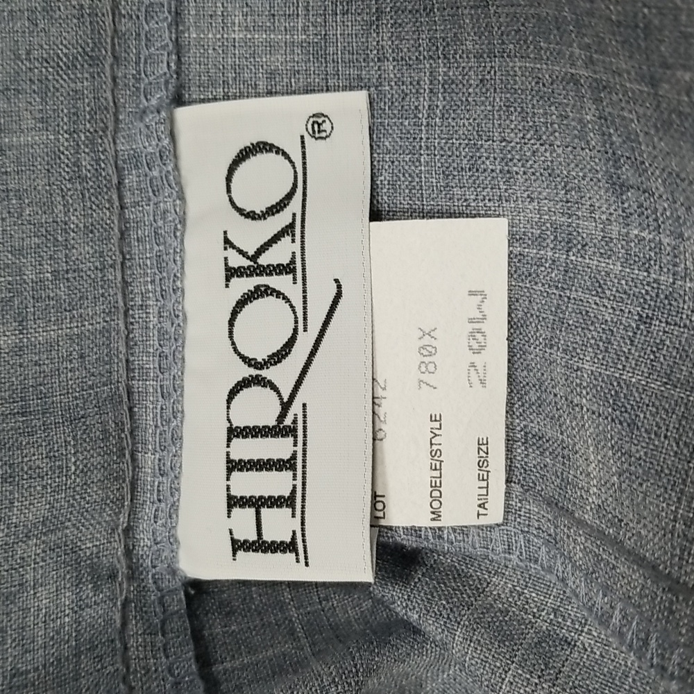 (20W) Hiroko Formal Office Workwear Straight Leg Slim Fit Belted Trousers - Picture 3 of 10